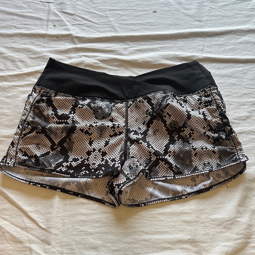 Lululemon Snake Print Shorts